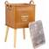 Alexandra House Living Nightstand Brown/Grey Sängbord 34x34cm