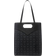 MCM Diamond Tote In Visetos Leather Mix BLACK LRG