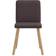 vidaXL 4101148 Dark Brown Køkkenstol 86cm 2stk