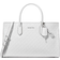 Michael Kors Scarlett Medium Signature Logo Satchel - Optic White/Aluminium