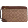 Coach Double Zip Wallet In Signature Canvas - Gold/Tan/Brown