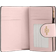 Coach Medium Corner Zip Wallet With Rosette Print - Gold/Blush Multi