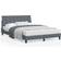 vidaXL Cama Con Colchón Terciopelo Gris Oscuro 120x200 cm