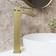 Wave Brushed Brass Tall Mono Basin Mixer Tap