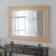 Yearn Mirrors Oak Effect Framed 75.5 x 103 cm Wall Mirror