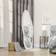Homcom Irregular Full Length with Velvet Frame 160 x 50 cm Floor Mirror