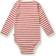 Mads Nørgaard Baby Soft Striped Rib Body - Red/Nature Melange (200508-8316)