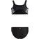 adidas Junior 3-Stripes Bikini - Black/White (IB6001)