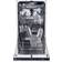 Haier XI1C3TB2FB-80 Integrated Dishwasher White