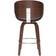 Miliboo Designer Walnut Bar Stool 98cm