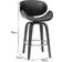 Miliboo Designer Walnut Bar Stool 98cm
