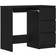 vidaXL 862490 Black Oak Look Skrivbord 45x90cm