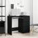 vidaXL 862490 Black Oak Look Skrivbord 45x90cm