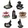 Jones Home & Gift River Backflow Incense Burner Black Decorative Item