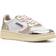 Autry Medalist Low Bicolor W - White/Platinum Metallic