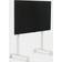 Pedestal Straight Rollin' TV Stand Pearl