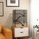 Pawhut 4 Tiers Hamster Cage With Deep Tempered Glass Bottom 60 x 40 x 80 cm