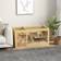 Pawhut Wooden Hamster Cage with Water Bottle One Size