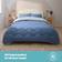 Silentnight Seersucker Coverless 10.5 Tog Duvet Cover Grey, Blue (220x160cm)