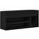 vidaXL Skobenk Svart Eik 102 x 30.5 x 45 cm Skohylle