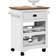 vidaXL BODO White and Brown Trolley Table 45x67.5cm