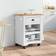 vidaXL BODO White and Brown Rullbord 45x67.5cm
