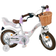 Volare Blossom Children's Bicycle 14" - White Kids Bike