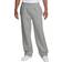 Nike Solo Swoosh Men's Open Hem Fleece Pants - Dark Grey Heather/White