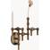 Stoff Nagel Polished Brass/Bronze Candle Holder 14.5cm
