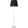 ValueLights Charlie White/Black Floor Lamp 148cm