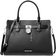 Michael Kors Hamilton Medium Leather Satchel - Black