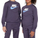 Nike Older Kid's Sportswear Tracksuit - Dark Raisin/White (FD3090-573)