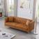Willa Arlo Interiors Dreiling Brown Sofa 77.6" 3 Seater