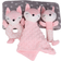 CarloBaby Giftset Fleecefilt och Skallror Räv