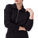 Spanx AirEssentials Long Sleeve Wide Leg Jumpsuit - Very Black