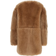 Fabiana Filippi Shearling Collarless Caban - Brown