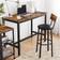 Vasagle Industrial Design Vintage Brown/Black Barbord