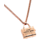 Marc Jacobs The Tote Bag Necklace - Rose Gold