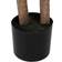 BigBuy Home Decorative Rubber Green/Black Artificial Plant