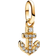 Pandora ME Anchor Mini Dangle Charm - Gold/Transparent