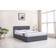 Kosy Koala Double Grey Leather Ottoman 4Ft 6 Frame Bed