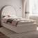 Flair Ava Single Ottoman - Cream 101x206cm