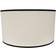 ValueLights Large Eva Natural Linen Drum Lamp 25 x 45 x 45 cm Shade ∅ 45cm