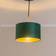 ValueLights Reni Small Green Velvet with Ceiling Lamp Shade