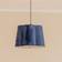 ValueLights Amy Navy Blue Velvet Scallop Shape Lamp 20 x 30.5 x 30.5 cm Shade