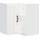 vidaXL Kitchen Corner Kalmar High Gloss White Wall Cabinet