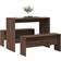 vidaXL 3 Piece Table and Bench Dining Set 3pcs