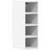 vidaXL Hanging Riga White 20x29.5x60 cm Wall Cabinet