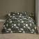 OHS Floral Botanics Duvet Cover Green, Black (200x200cm)