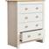 VCM Balusa White/Natural Chest of Drawer 79x95cm